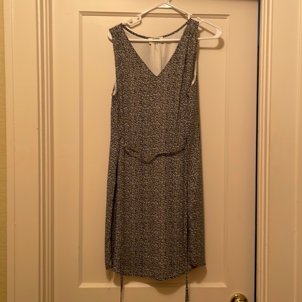 Verse Black & White Dress